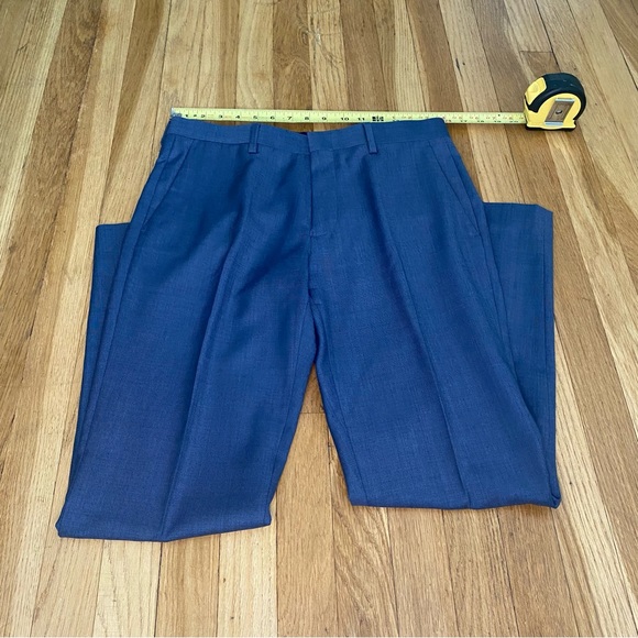 J Crew Mens Worsted Wool 30x30 Ludlow Light Blue Suit Pants - Picture 2 of 6